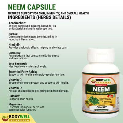 Neem Capsule Ingredients List and Details