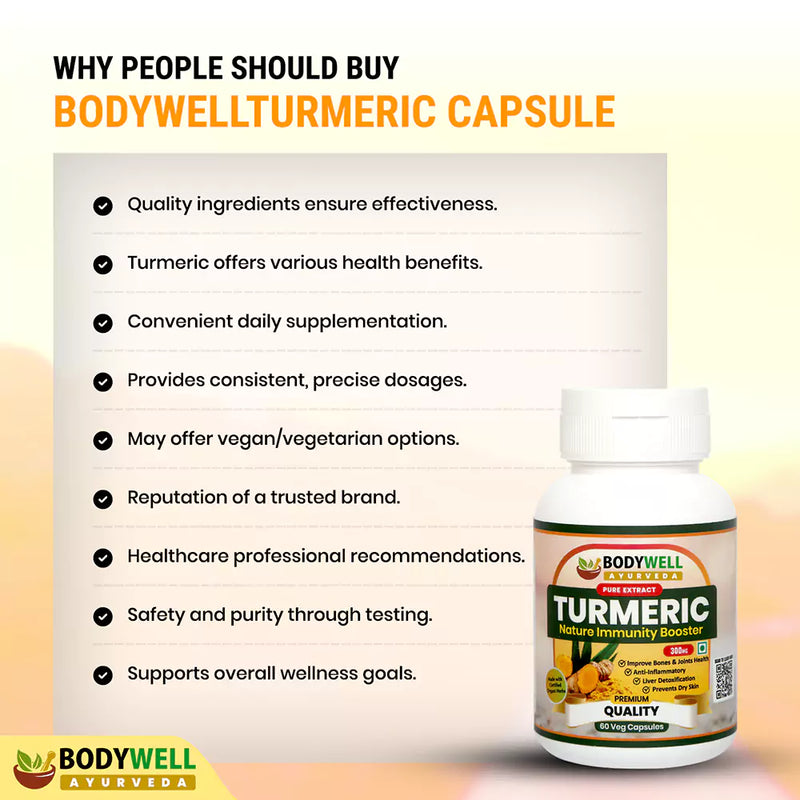 Why BODYWELL Turmeric Capsule