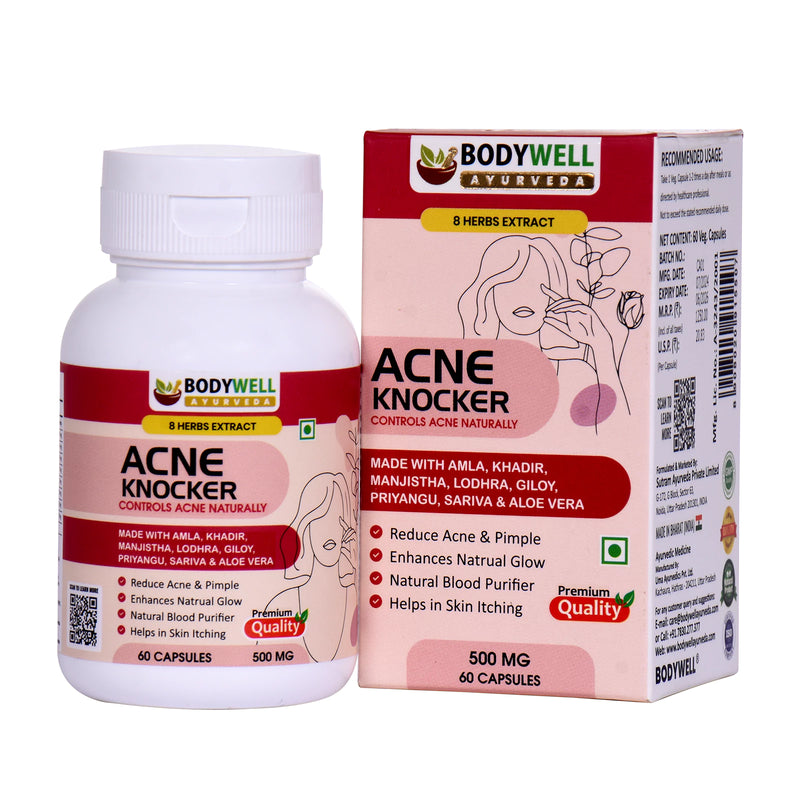 Acne Knocker, 500mg, Veg. Capsules