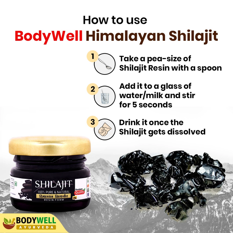How to Use / Dosage Shilajit Resin