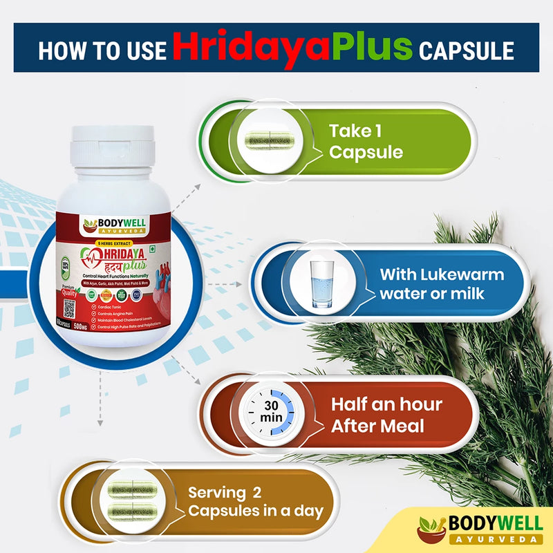 How to Use / Dosage HridayaPlus Capsule