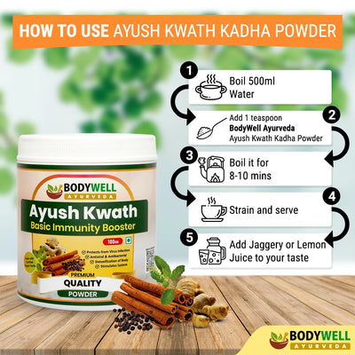 How to Use Ayush Kwath Powder (Kadha)
