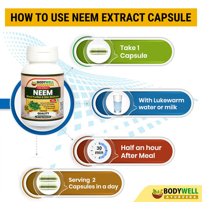 How to Use / Dosage Neem Capsule